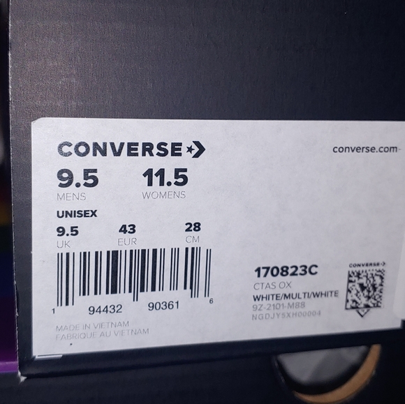 Converse pride abstract white low tops - Picture 10 of 16